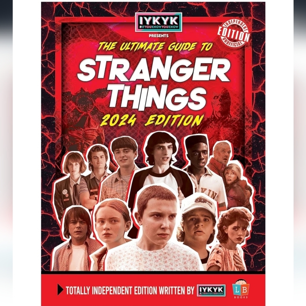 Stranger Things 2024 Ultimate Guide Hardcover Book UK Edition Graphic Novel